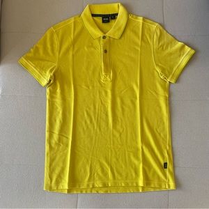 Hugo Boss Yellow Polo Slim Fit